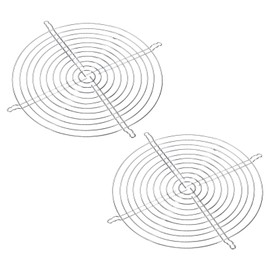 PATIKIL 2 Pack Fan Grille Metal Protective Film 250 mm with Screw for Fan DIY