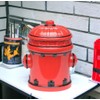 Cosmos Gifts Fine Ceramic Red Fire Hydrant Cookie Jar, 10"