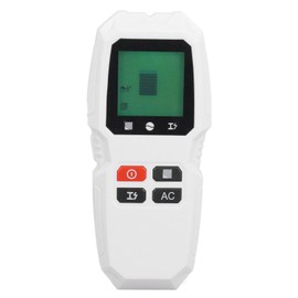 5 in 1 Handheld Stud Finder Quick Locating Stud Scanner for Center and Edges of AC Wire Wood Beam Joist Metal White