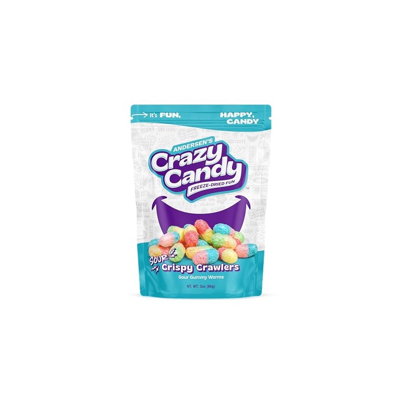 Andersen's Crazy Candy Freeze Dried Candy - Freeze Dried Crispy
