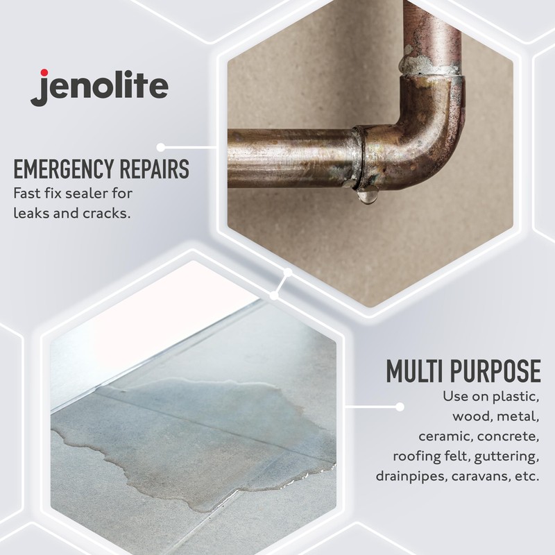 JENOLITE Stop Leak Sealer Spray | Waterproof Sealant | Fills,