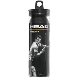 HEAD Prime Squash Balls, 3 Balls, Black