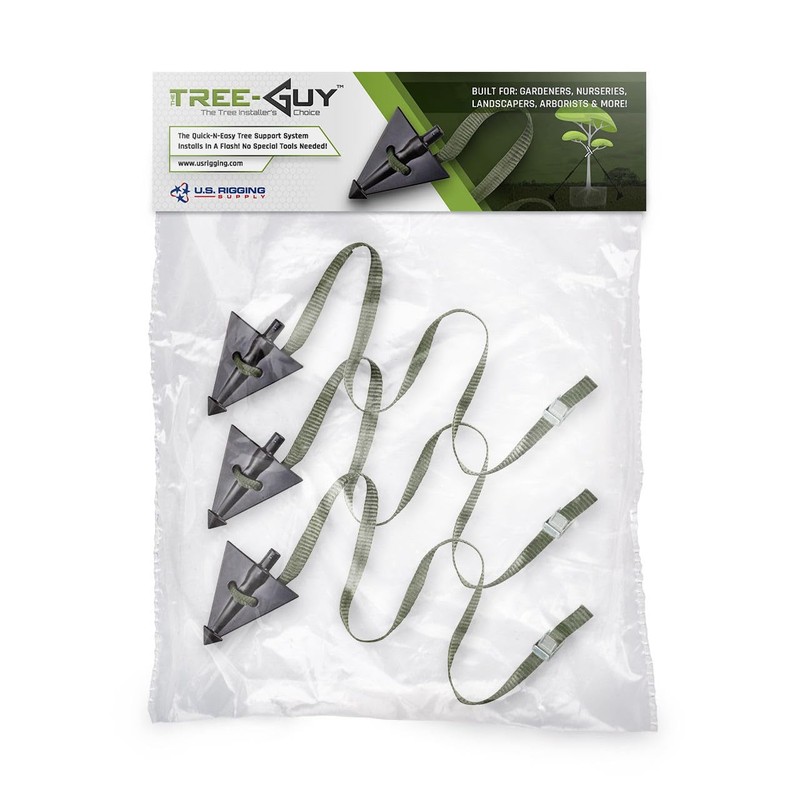 Pelican Rope Tree Guy Tree Tie Staking Anchor and Strap