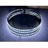 4PCS 15.5" Pure White Flashing LED Illuminated Wheel Rim Light