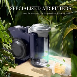 FARBIN Train Horn for Truck 12v 150db Loud Car Horn Snail Air Horn with Air Pump for truck car boat van lorry SUV RV motorcycle off road