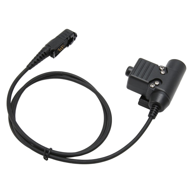 PTT Headset Adapter Push to Talk Connector for Motorola Xir