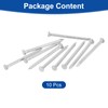 sourcing map 10Pcs Small Hardware Nails, 3D x 1-1/4" 304