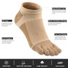 VWELL Toe Socks for Men Women Running Ankle Cotton Five