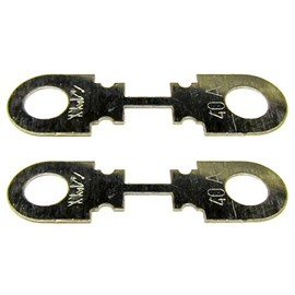 TWO 40A Diesel Glow Plug Strip HSB Fuse 40 Amp, Donut Ends, Flosser Germany