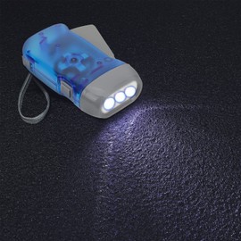 Toyvian 3pcs Self Charging Flashlight Flashlights Go Dark Faraday Bags for Cell Phones Manual Safety Flashlight Shake Flashlight Lanterns Emergency Torch Light Plastic Hand Pressure Led