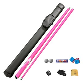 Carbon Fiber Pool Cue Stick 9.5mm Low Deflection Pool Stick Cue Stick Billiard Pool Cue Stick for Home Bars Pool Halls,Pink3