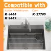 DPZM 29.12''x14.7'' 6489 Sink Rack K-6639-ST Whitehaven Bottom Basin Racks