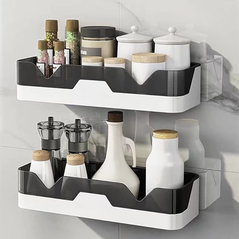 MRPAPA Shower Caddy Wall Mounted, 2 Pack Bathroom Organizer Shelves