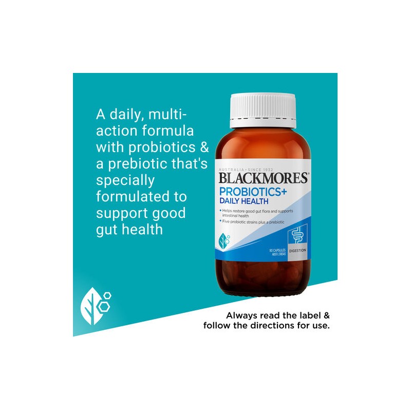 Blackmores Probiotics+ Daily Health 90 Capsules
