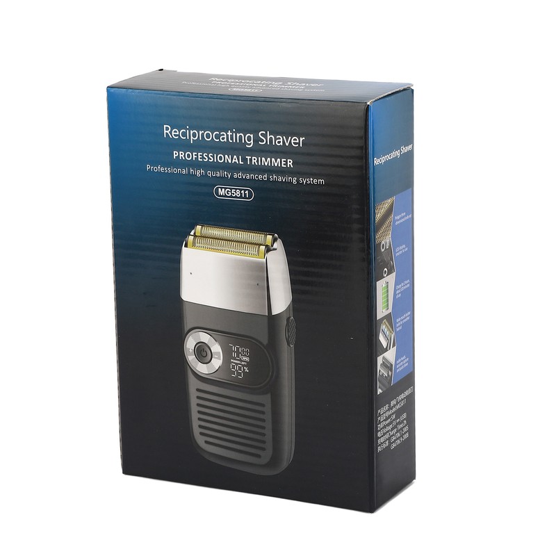 Electric Foil Shaver Rechargeable Bald Head Beard Trimmer LCD Mustache