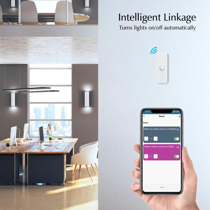 eMylo Indoor Motion Detector, WiFi Motion Sensor Indoor with Smart