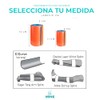 SEVEN MINE Splint Roll: Férula Moldeable (Naranja -91x15cm/91x11cm) (11CM)