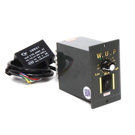 AC 110V Gear Reducer Motor with Speed Controller 60W 10K 135RPM Adjustable Variable Speed Gear Reduction Electric Motor High Torque Single-Phase Electric Gear Motor (60W 10K)