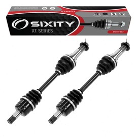 2 pc Sixity XT Front Left Right Axle compatible with Yamaha Bruin 350 2005 - YFM35FAT FAHT 4X4