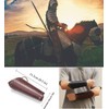 GelConnie Leather Gauntlets Wristband Medieval Arm Bracer Archery Arm Guard