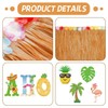 EOWVISN 1 Piece Hawaiian Table Skirt And 1 Piece Hawaiian