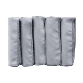 SrffbreMeOly Unisex Sweat Absorbing Microfiber Handkerchiefs Quick Dry Sport Gym Towels 5 Pack