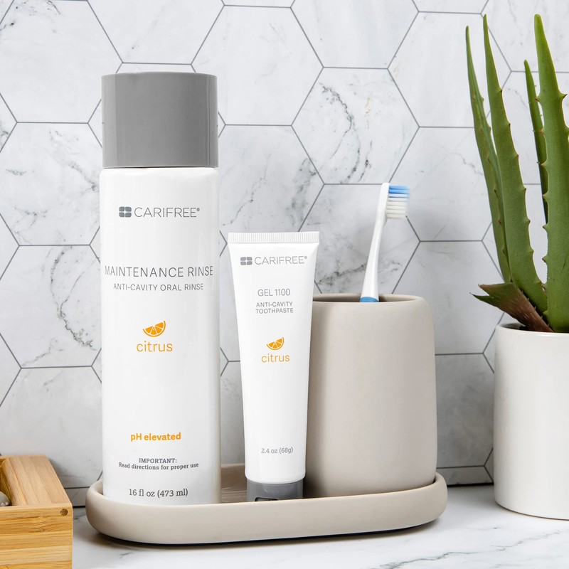 CariFree Maintenance & Prevention Kit, Citrus Flavored | Anti-Cavity Fluoride