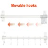 Dseap Pot Rack - Pots and Pans Hanging Rack Rail