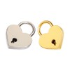Leadigol Diary Lock and Key Set,Small Metal Heart Shaped Padlock
