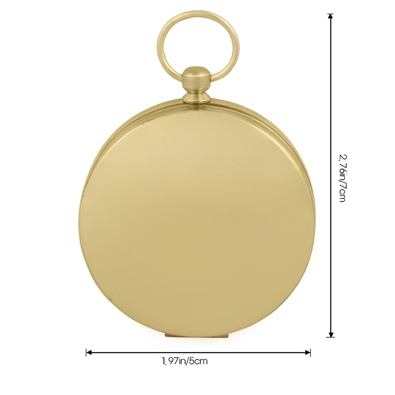 Toch Camping Hiking Portable Pocket Watch Flip-Open Compass Outdoor Navigation