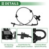 Motoforti ABS Wheel Speed Sensor ABS Sensor Anti-lock Braking System
