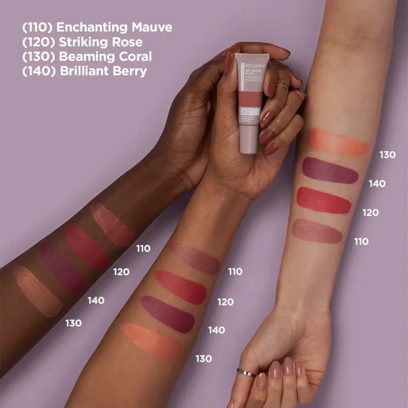 Rubor Revlon Illuminance Gel Serum Blush Enchanting Mauve