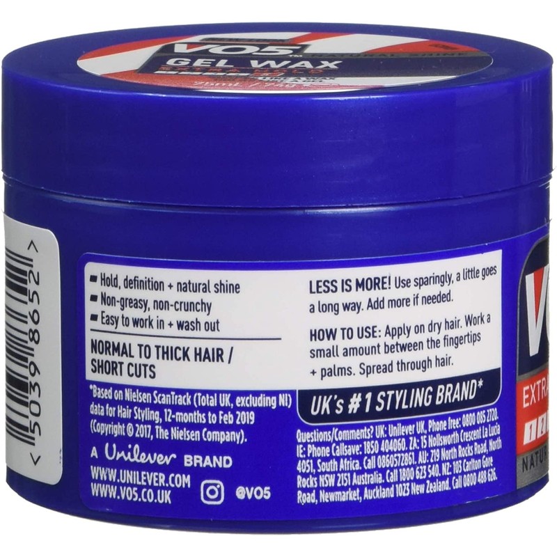 Alberto VO5 GEL WAX 75ML