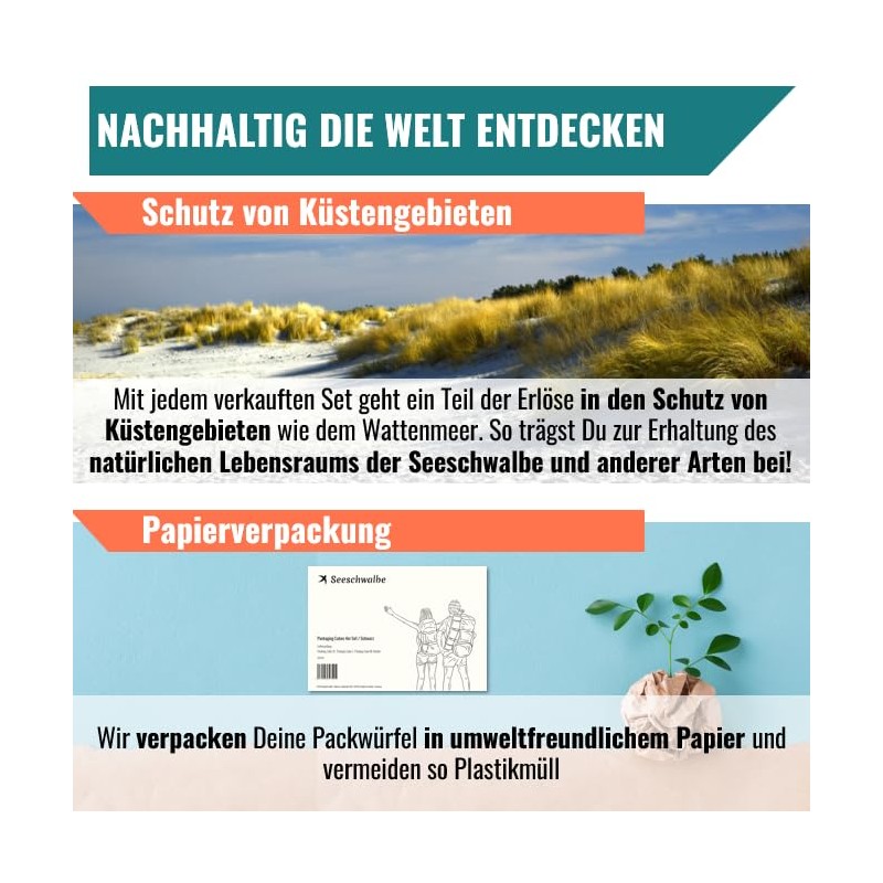 SEESCHWALBE Cotton Sleeping Bag, Ultralight Sleeping Bag, Small Pack Size,