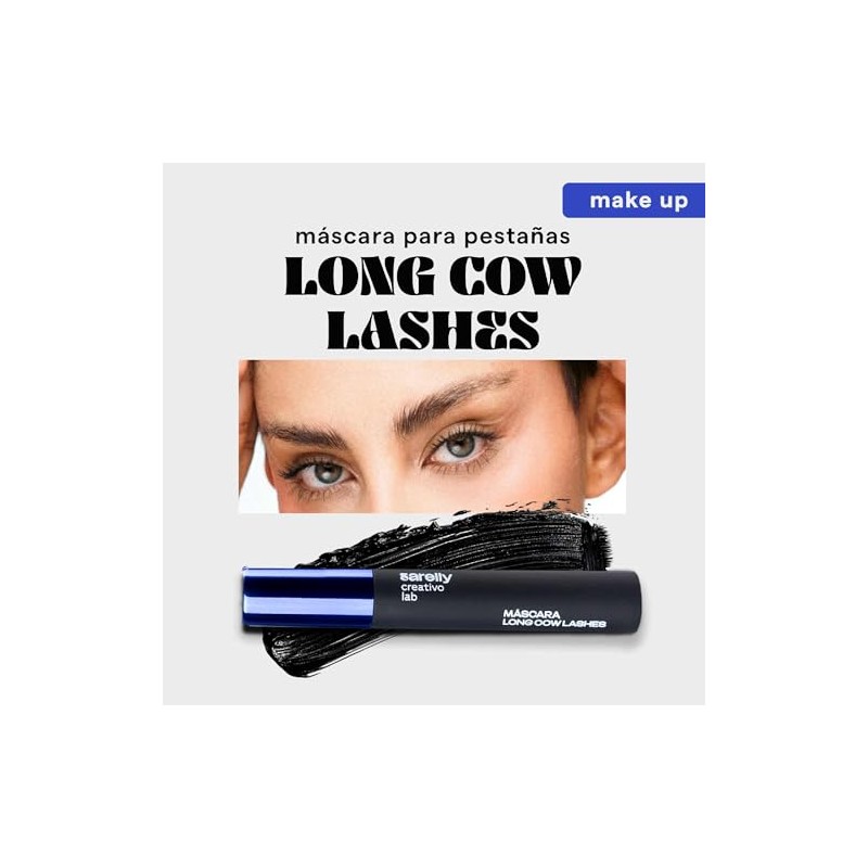 Sarelly Máscara waterproof COW LASHES BLACK Máscara de Pestañas Alargadora