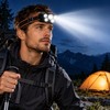 5 LED Rechargeable Headlamp, USB Charging Head Light with Adjustable