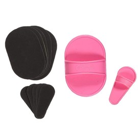 Peeling Pads, Pads for Hair Removal, Facial Hair Epilator, Hair Removal Sandpaper with 10 Replacement Pads, Beauty Tool for Unwanted Facial Hair