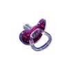 Sweetie Silicone Pacifier Refuser Soother 2 Count (Purple)