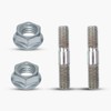 Haishine Bar Studs & Bar Nuts Kit for Husqvarna 136
