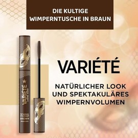 Eveline Cosmetics Variété Mascara Brown Mascara for Volume and Extension