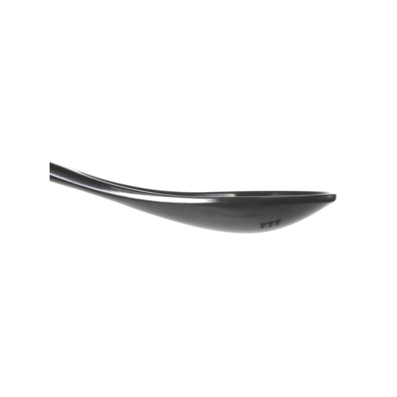 Aoba 544166 Anti-Bacterial Mini Spoon, 3 Piece, Black, Dishwasher Safe