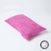 HOMESCAPES Pink Cerise 12 x 20 Inch Nirvana Pure Slub