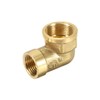 sourcing map Brass Pipe Fitting 90 Degree Street Elbow g