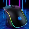 Snaketh GM109 High-Performance Gaming Mouse, USB Wired Connectivity with RGB,