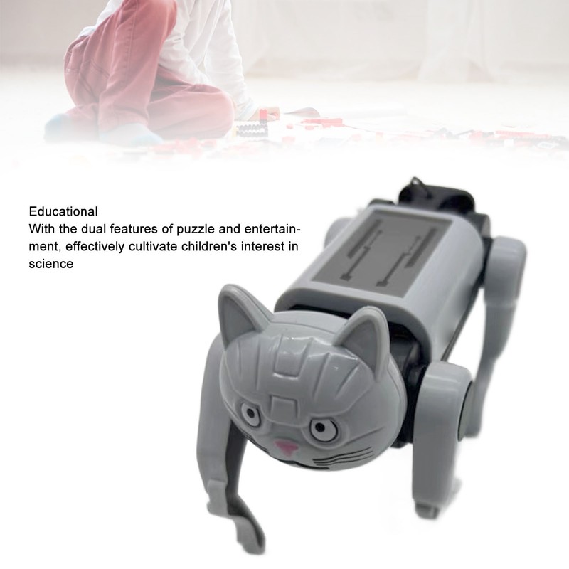 Electric Robot Toy with Remote Control DIY Assembling Smart Funny