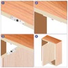 sourcing map 4 Pcs Door Pivot Hinge 360 Degree Rotating