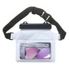 Cross Smartphone Waterproof Pouch (White) IPX8 Waterproof Cross Bag