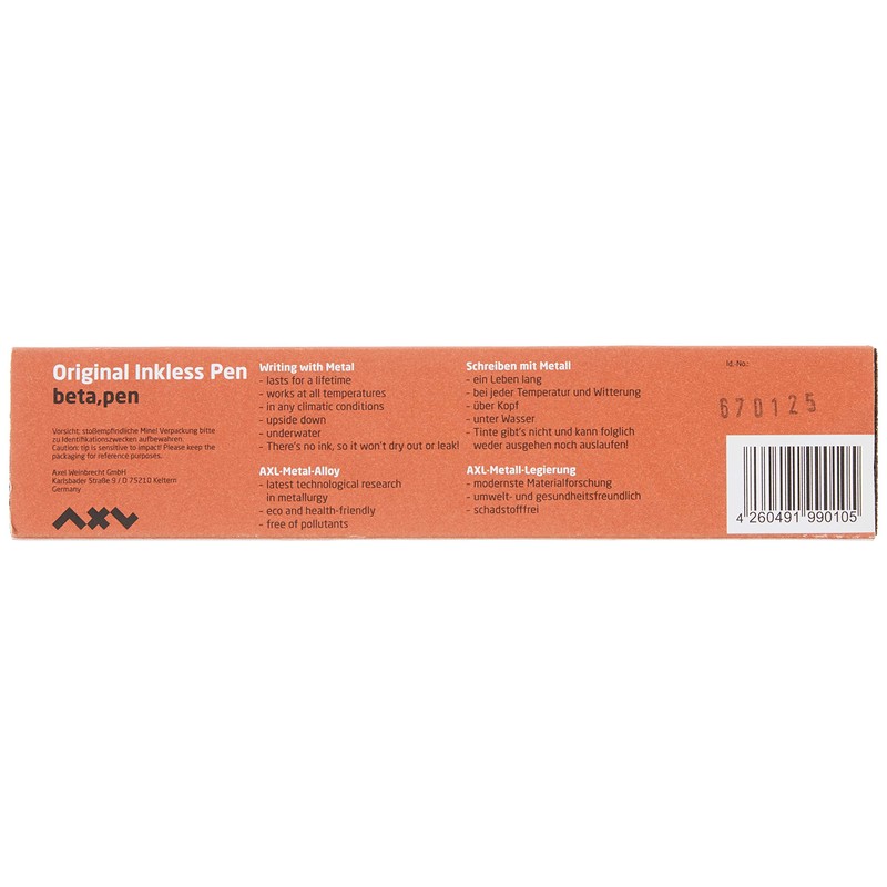 Weinbrecht Axel Beta Pen Original Inkless Pen Cherry Wood