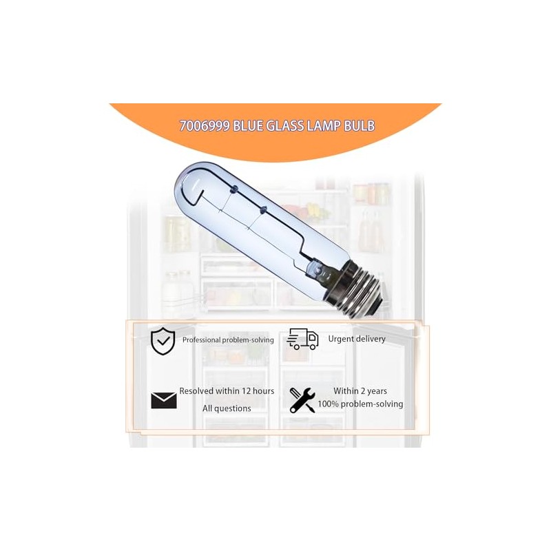 2025 Upgrade 7006999 Blue Glass Lamp Bulb Replacement for E26