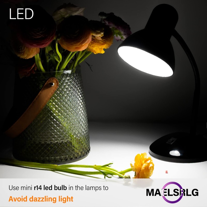 Maelsrlg R14 LED Bulb 4W(40W Equivalent) Mini Reflector Flood Light